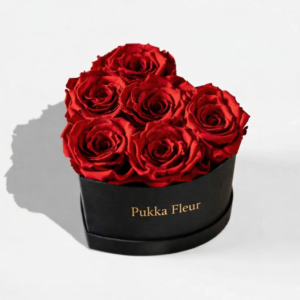 Black Heart Box - Red Roses