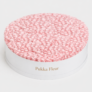 White Grandeur Box – Pink Roses